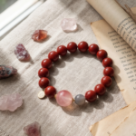 Red Musk and Floating Flower Agate——Promotes blood circulation and wards off evil - immagine 3