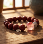Red Musk and Floating Flower Agate——Promotes blood circulation and wards off evil - immagine 2