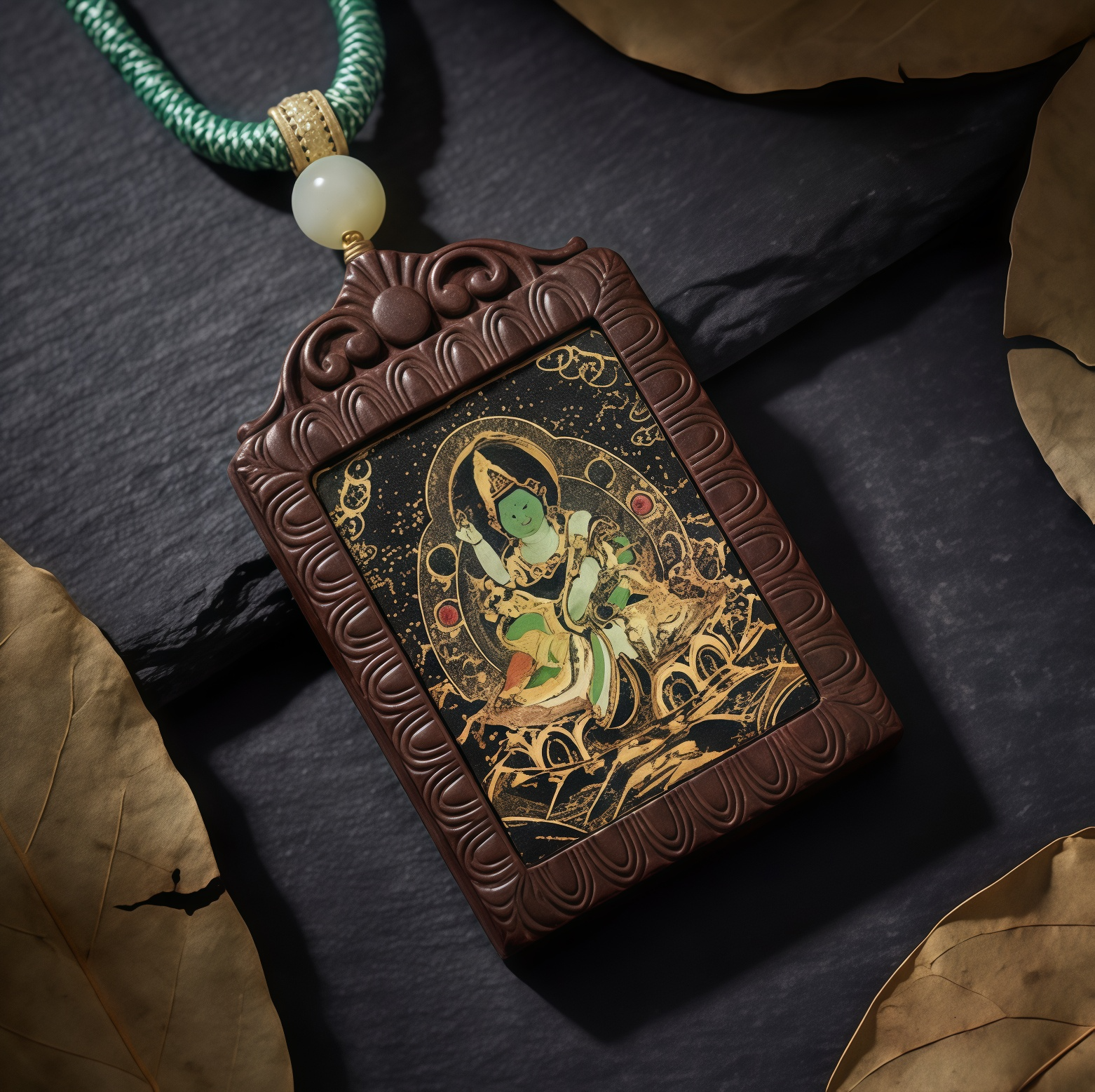 image (68) Green Jambhala——Attract wealth, bless with health and peace - الصورة 1