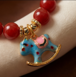 Golden Horse——Promotes blood circulation and attracts wealth - immagine 4