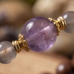 Smoky Purple Agate——Improve eyesight and regulate blood and energy - immagine 4