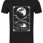 Deadly Tarot - The Moon Men's Heather Black Denim T-Shirt