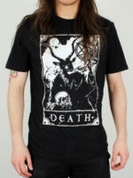 Deadly Tarot - Death Men's Heather Black Denim T-Shirt – Image 3