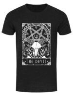 Deadly Tarot - The Devil Men's Heather Black Denim T-Shirt