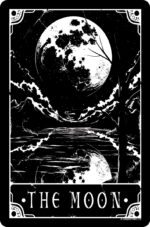Deadly Tarot - The Moon Greet Tin Card