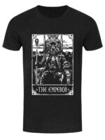 Deadly Tarot - The Emperor Men's Heather Black Denim T-Shirt
