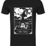 Deadly Tarot - The Fool Men's Heather Black Denim T-Shirt
