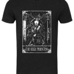 Deadly Tarot The High Priestess Men's Heather Black Denim T-Shirt