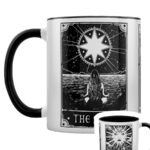 Deadly Tarot - The Star, Strength & The Sun Black Inner 2-Tone Mug