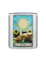 Deadly Tarot Felis - The Moon, The Sun & The Star Blue Inner 2-Tone Mug - Image 2