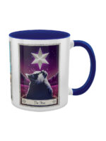 Deadly Tarot Felis - The Moon, The Sun & The Star Blue Inner 2-Tone Mug - Image 4