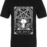 Deadly Tarot The Devil Men's Black Premium T-Shirt