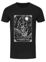 Deadly Tarot - The Hanged Man Men's Heather Black Denim T-Shirt