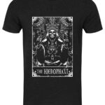 Deadly Tarot - The Hierophant Men's Heather Black Denim T-Shirt