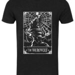 Deadly Tarot - The Werewolf Men's Heather Black Denim T-Shirt