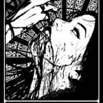 Deadly Tarot - The Vampyre Small Tin Sign