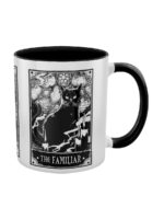 Deadly Tarot The Witch, The Cauldron & The Familiar Black Inner 2-Tone Mug – Image 3