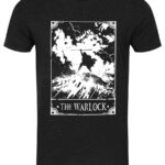 Deadly Tarot The Warlock Men's Heather Black Denim T-Shirt