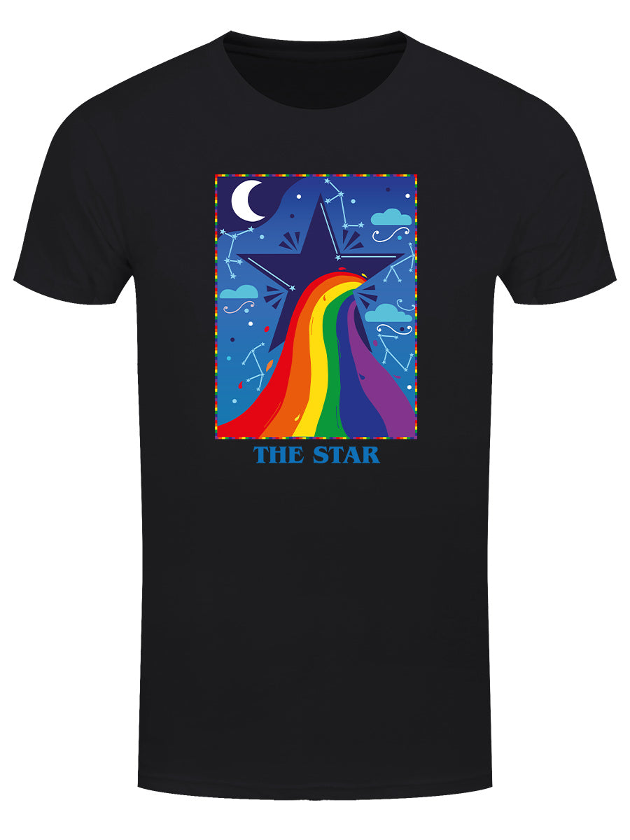 166785-front.jpg Deadly Tarot Pride The Star Men's Premium Black T-Shirt – Bild 1