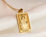 Emperor Tarot Major Arcana Pendant | Silver & Plated Options - Spiritual Protection Tarot Lover - immagine 2