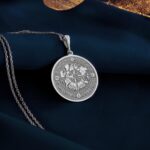 World Map Compass Travel Necklace | 14K Solid Gold - Nautical Wanderlust Gift – Image 5