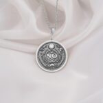 No Medallion Pendant | Silver & Plated Options - Self-Respect Talisman Boundary Affirmation - immagine 4