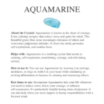Aquamarine Point Earrings - Image 2