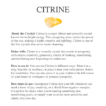Celestial 'It Girl' Crystal Rings (Citrine & Aquamarine) - immagine 2