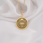 No Medallion Pendant | Silver & Plated Options - Self-Respect Talisman Boundary Affirmation - immagine 2