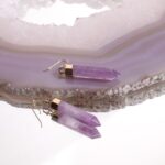 ⁦Amethyst Point Earrings⁩ - الصورة ⁦4⁩