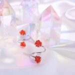 ⁦Double The Attention Carnelian Ring⁩ - الصورة ⁦4⁩